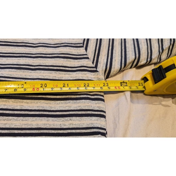 NEW Vintage Stock Polo Ralph Lauren Men's Gray & Black Striped Crew T-Shirt XL - Picture 6 of 7